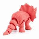 3D Printed Articulated Flexible Triceratops Dinosaur | Multiple Colors | Black Sheep Products LLC