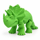 3D Printed Articulated Flexible Triceratops Dinosaur | Multiple Colors | Black Sheep Products LLC