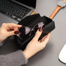 Triangle Leather Glasses Case – Vintage Eyewear Holder