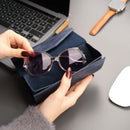 Triangle Leather Glasses Case – Vintage Eyewear Holder