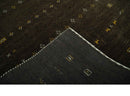 Tribal Design Greenish-Brown Traditional Hand loom 4.6x7 Wool Area Rug