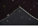 Tribal look Dark Purple Traditional Hand loom 4.6x7 Wool Area Rug