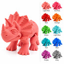 3D Printed Articulated Flexible Triceratops Dinosaur | Multiple Colors | Black Sheep Products LLC
