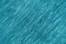 Trident Custom Made Solid Modern Blue Hand Tufted Wool Area Rug