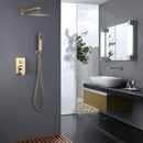 Trinidad 1-Spray Square High Pressure Wall Bar Shower Kit