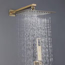 Trinidad 1-Spray Square High Pressure Wall Bar Shower Kit