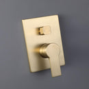 Trinidad 1-Spray Square High Pressure Wall Bar Shower Kit