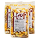 Triple Delicious Caramel, Cheese and Buttered Popcorn | Pack of 3 | 5 oz | HR Poppin' Snacks
