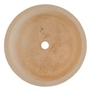Light Travertine Natural Stone Cylinder Sink Honed Matte 16x6