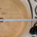 Light Travertine Natural Stone Cylinder Sink Honed Matte 16x6