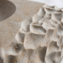 Troia Light Travertine Rectangular Vessel Sink - 27.5x16x3" - Honed and Carved
