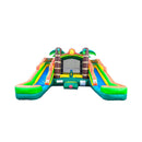 16FT Tropical Bounce House Combo With Double Water Slides (SAK92508)