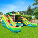 16FT Tropical Bounce House Combo With Double Water Slides (SAK92508)
