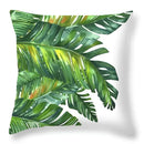 Tropical green leaves decorative cushion cover living room home decor