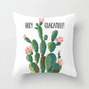 Tropical green leaves decorative cushion cover living room home decor