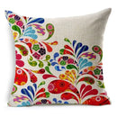 Tropical green leaves decorative cushion cover living room home decor