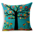 Tropical green leaves decorative cushion cover living room home decor