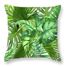 Tropical green leaves decorative cushion cover living room home decor