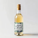 Tropical Leaves Mini Wine Label