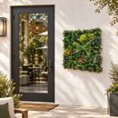 Tropical Vibe Artificial Vertical Garden Green Wall Panel 35×35in – NFPA 701 Certified – UV Resistant – Commercial Grade