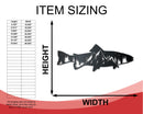 Metal Trout Mountain Wall Art - Metal Mountain Landscape - 14 Color Options