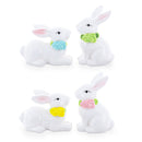 Set of 4 Porcelain Easter Bunnies 4 Inches