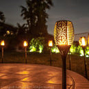SolaFlame® | 96LED Flickering Flame Outdoor Solar Light | Dusk to Dawn | 2-Pack