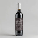 Trust Confidence Title Wine Label