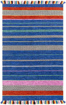 Smethwick Global Bright Blue Area Rug