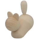 Unfinished Blank Wooden Cat 3 Inches x 4 Inches