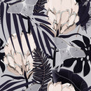 Beige Protea with Dark Leaves Wallpaper
