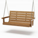 SimplyPoly 5 Foot Amish Made Signature Recycled Plastic Porch Swing, Tudor Brown