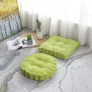 Tufted floor seat cushion living room corduroy chair pad