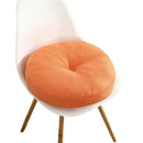 Tufted grey linen floor pillow seating cushion living room pouf