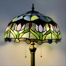 Tulip Stained Glass Tiffany-Style Lamp - Floor Lamp