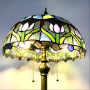 Tulip Stained Glass Tiffany-Style Lamp - Floor Lamp