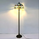 Tulip Stained Glass Tiffany-Style Lamp - Floor Lamp