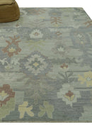 Tulu Distressed Modern Ikat Design Hand Knotted Custom Made wool rug