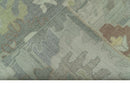 Tulu Distressed Modern Ikat Design Hand Knotted Custom Made wool rug