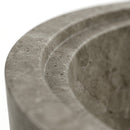 Tundra Gray Marble Rectangular Bathtub - 29.5"x67"x19.5" - Honed