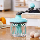 Turquoise & clear hand mixer whisk beater kitchen food processor