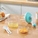 Turquoise & clear hand mixer whisk beater kitchen food processor