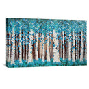 Turquoise Forest Canvas