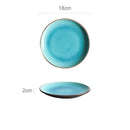 Turquoise Crack Glaze Tableware