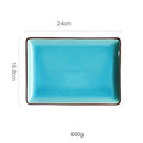 Turquoise Crack Glaze Tableware