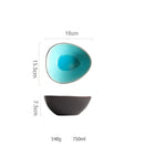 Turquoise Crack Glaze Tableware