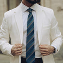 Corso - Silk Jacquard Tie - Petrol Blue