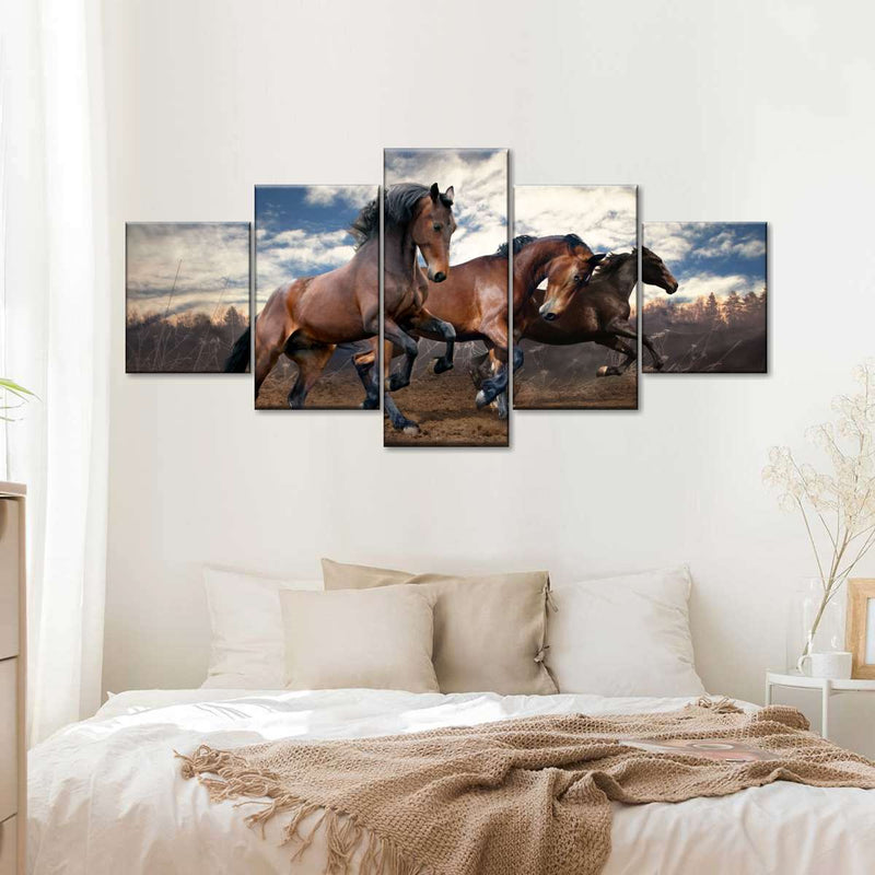 Free Running Horses Wall Art