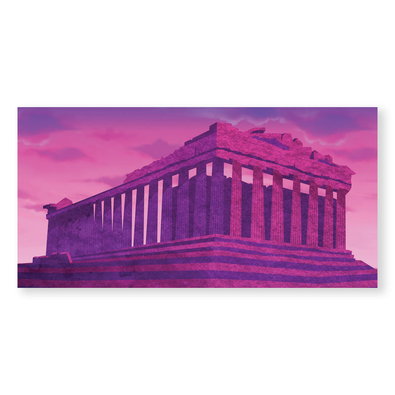 Twilight Parthenon Canvas