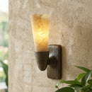 Twist Tapered Alabaster Wall Sconce